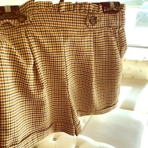 Plaid shorts